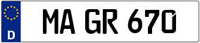 Truck License Plate